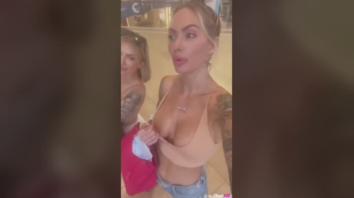 Layna Boo Lesbian Strap On Sex On Public Toilet Onlyfans Fappy